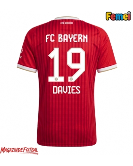 Bayern Munich Alphonso Davies #19 Tricou Fotbal Replică 2026-27 Femei Acasa Bayern Munich Alphonso Davies #19 Tricou Fotbal Replică 2026-27 Femei Acasa